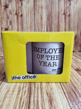 NBC The Office 'Employee of the Year' White Ceramic Mug - Gift Box